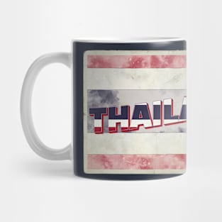 Thailand Vintage style retro souvenir Mug